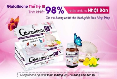 Glutanione 98% - Giúp làn da trẻ khỏe mỗi ngày