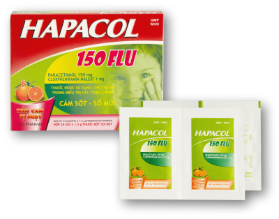 Hapacol 150mg - Giảm đau, hạ sốt (Bột sủi)