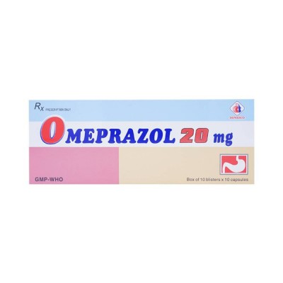 Omeprazol 20mg (Hộp/100 viên)