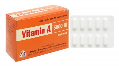 Vitamin A 5000IU (Hộp/100 viên)