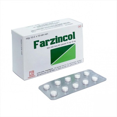 Thuốc Farzincol 10mg (Hộp/100 viên)