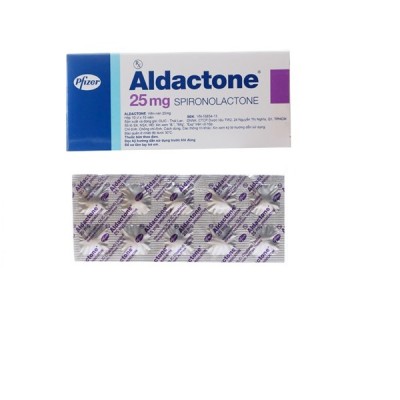 Aldactone 25mg - Viên trị cao huyết áp suy tim sung huyết