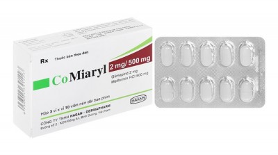 Comiaryl 2Mg/500Mg - Trị Đái Tháo Đường