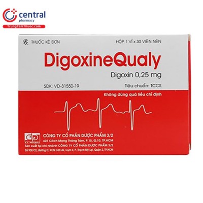 Thuốc DigoxineQualy 0.25mg