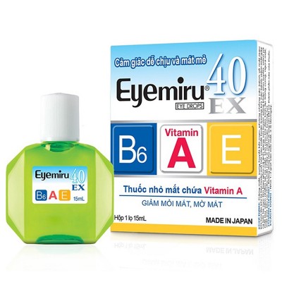 Thuốc Nhỏ Mắt Eyemiru 40 Ex (15Ml)