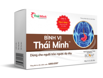 Bình Vị Thái Minh - Trào ngược dạ dày và viêm loét dạ dày