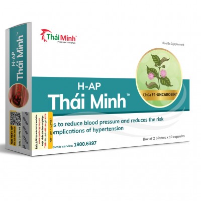 H-AP Thái Minh - Giảm Huyết Áp Giảm Biến Chứng Của Cao Huyết Áp