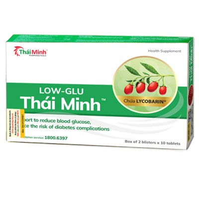 Low-Glu Thái Minh – Hỗ trợ bệnh tiểu đường biến chứng tiểu đường
