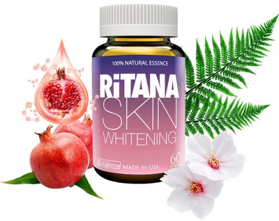 Ritana Skin Whitening - Viên uống trắng da Hoa hậu "Da trắng hồng, mờ sạm nám"