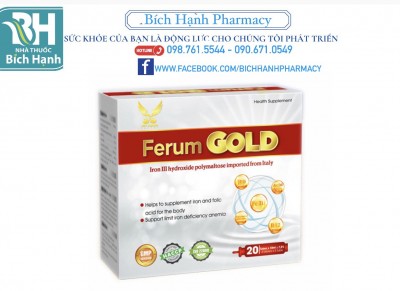 Siro Ferum Gold - Bổ sung sắt và acid folic cho cơ thể