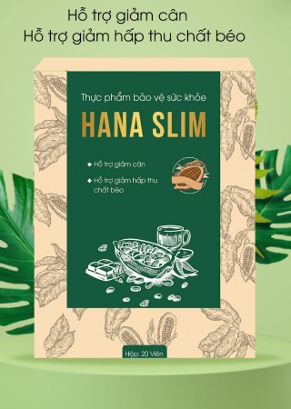 Kẹo giảm cân Hana Slim Plus - Hỗ trợ giảm hấp thu chất béo