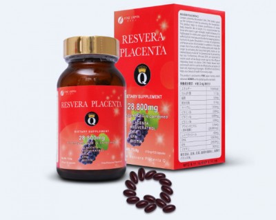 Viên Uống Hỗ Trợ Làm Đẹp Da Resvera Placenta Q