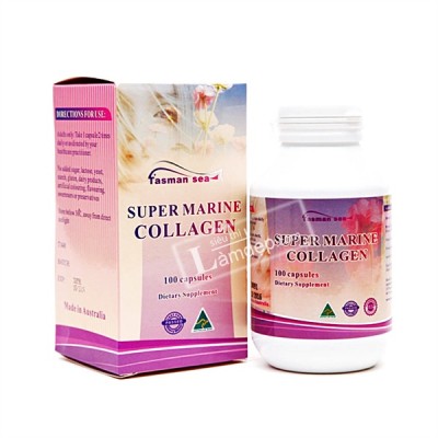 Viên uống Collagen đẹp da SUPER MARINE COLLAGEN Tasman Sea của Úc (HỘP/ 100 VIÊN)