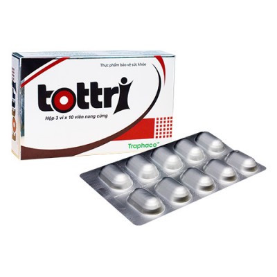 Viên nang cứng Tottri - Hỗ trợ điều trị trĩ cấp và ngăn ngừa tái phát