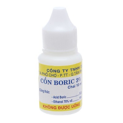 Cồn Boric 3% (10ml)