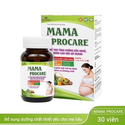 Mama Procare – Hỗ trợ tăng cường sức khỏe, sức đề kháng cho mẹ bầu