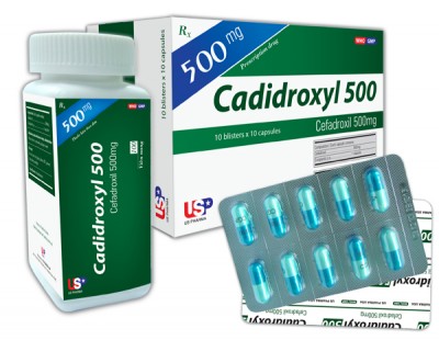 Thuốc Cadidroxyl 500mg (Cefadroxil) Hộp/100 viên