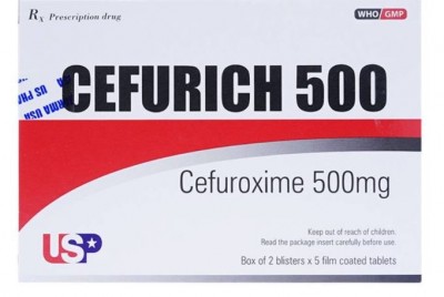 Thuốc Cefurich 500mg (Cefuroxim) US Pharma (Hộp/10 viên)