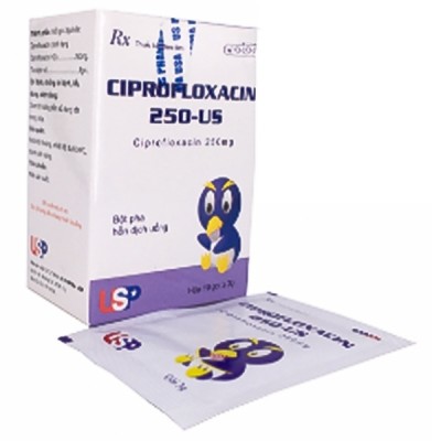 Thuốc Ciprofloxacin 250mg US Pharma (Hộp/10 gói)
