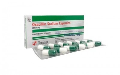 Oxacillin Sodium 500mg (Hộp/12 viên)