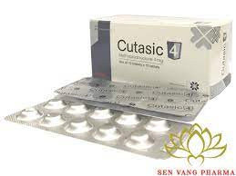Thuốc giảm đau, kháng viêm Cutasic 4mg (Hộp/100v)