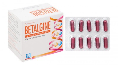 Betalgine (vitamin B1, B6, B12) - Hộp/100v