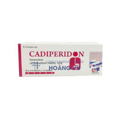 Cadiperidon 10mg (60 viên) - Thuốc điều trị triệu chứng nôn và buồn nôn