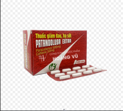 Patandolusa Extra - Thuốc giảm đau, hạ sốt  (Hộp 10 vỉ x 12 viên )