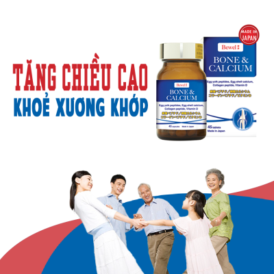 Bewel Bone & Calcium - Bổ sung canxi, ngừa loãng xương