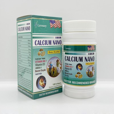 Viên uống Liquid Calcium Nano - Hỗ trợ canxi và vitamin, khoáng chất