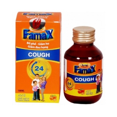 Siro FamaX 100ml - Bổ phế , giảm ho, giảm đau họng