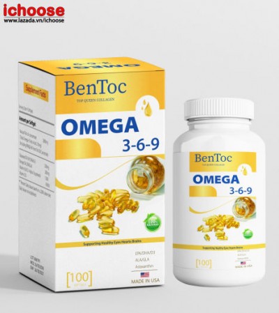 BenToc Omega 3-6-9 - Ngăn ngừa các tác nhân và làm giảm các nguy cơ mắc các bệnh về tim mạch