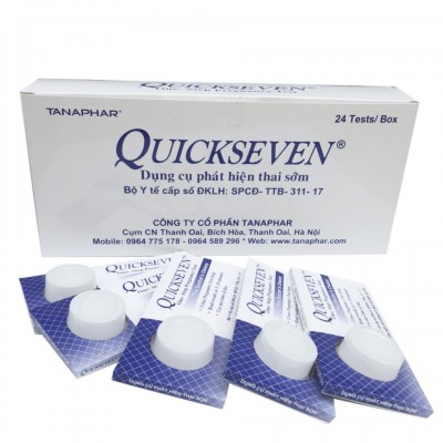 Que thử thai Quickseven – Phát hiện thai sớm - nhanh chóng - đơn giản và chính xác