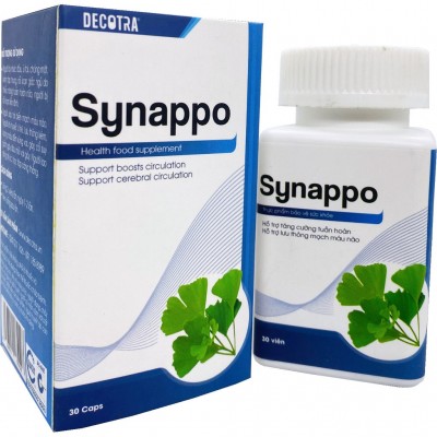 Synappo - Hỗ trợ hoạt huyết, giảm nguy cơ sau tai biến